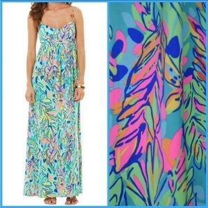 Lilly Pulitzer Joanna Hot Spot Maxi Sz 4